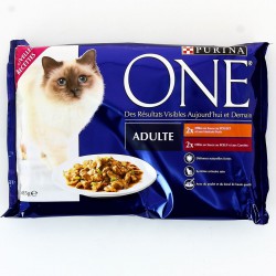 One One Adulte Poulet Boeuf 4X85G