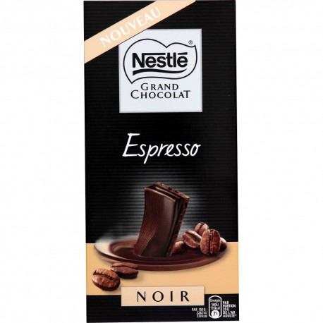 Tablette 100G Grand Chocolat Noir Cafe Nestle