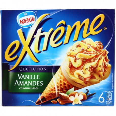 720Ml 6 Cornets Extreme Vanille/Amande/Caramel Nestle