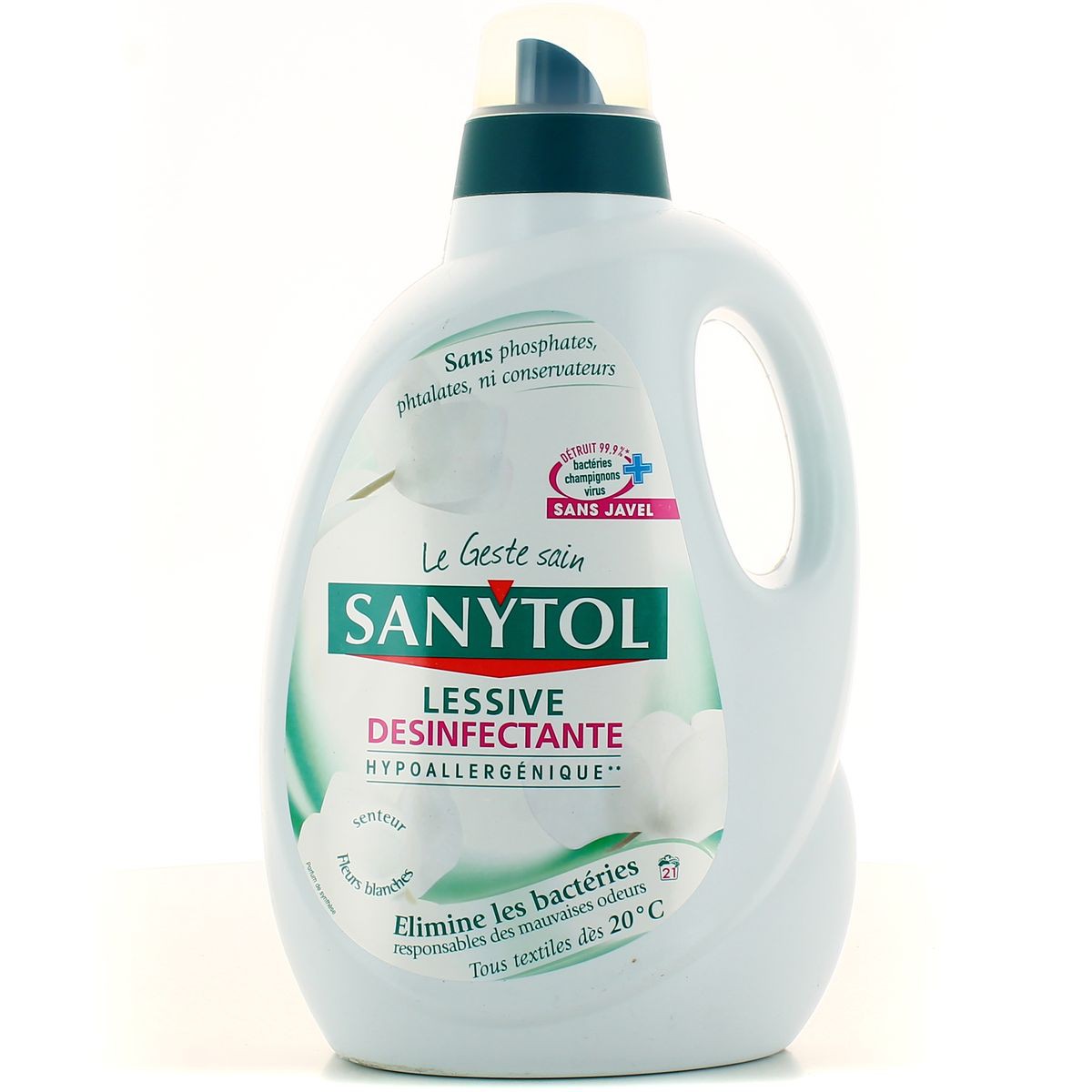 Sanytol - Lessive désinfectante fleurs blanches - Supermarchés Match