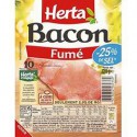 120G 10 Tranches Bacon Sel Reduit Herta