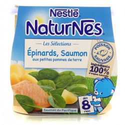 Pack 2X200G Naturnes Slcn Epinard/Saumon/Pdt Nestle