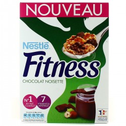 375G Chocolat/Noisettes Fitness Nestle