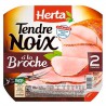 80G 2 Tranches Jambon Tendre Noix Broche Herta