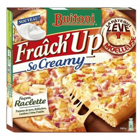 580G Pizza Fraich Up So Creamy Raclette Buitoni
