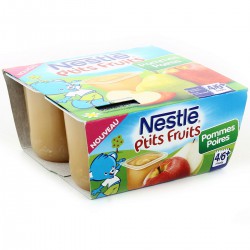 Pack 4X100G P Tit Fruit Pomme Poire Nestle
