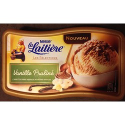 850Ml Glace Vanille/Praline 440G La Laitiere