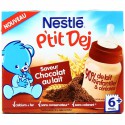2X250Ml Ptit Dej Choco.Lait N.