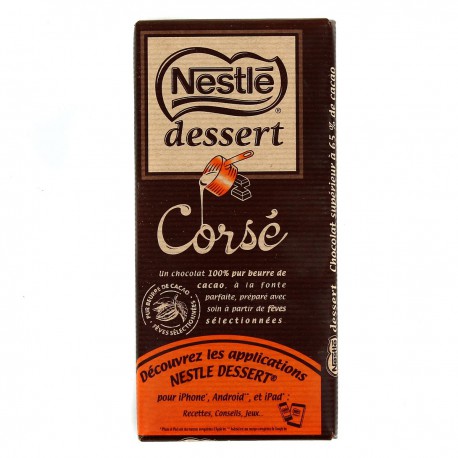 Tablette 200G Chocolat Dessert Corse Nestle
