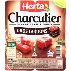 2X75G Gros Lardons Charc.Herta