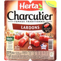 2X75G Lardons Charcutier Herta