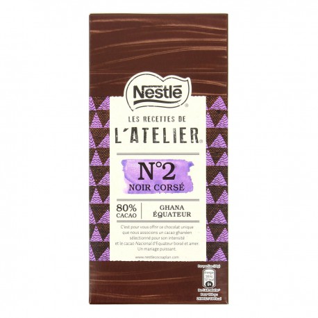 Nestle Lrla Noir Corse80% 100G