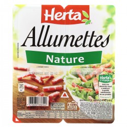 2X102G Allumettes Nature Herta