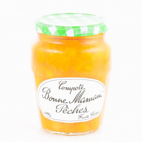 Bonne Maman Compote Peches Bocal 600G