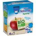 Naturnes Pom Bio Gourde 4X90G