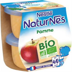 Naturnes Pomme Bio 2X115G