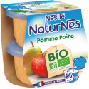 Naturnes Pom Poire Bio 2X115G
