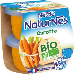 Naturnes Carotte Bio 2X130G