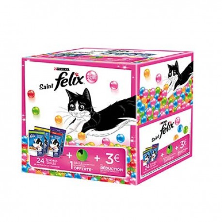 L.24 Pochons 100G Felix Gelee Aux Viandes