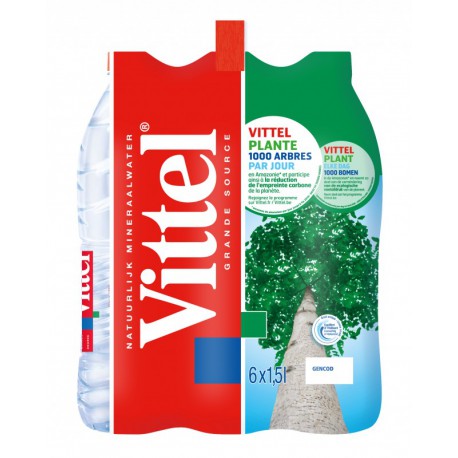 Vittel Eau Minerale Pet 6X1L5