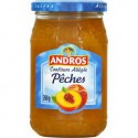 Andros Confiture De Pêches Allégée En Sucres Le Pot De 350 G