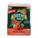 Perrier&Juice Pech.Ceri.4X25Cl