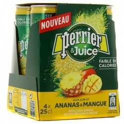 Perrier & Juice Anan.Man.4X25Cl