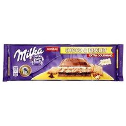 Tablette 300G Chocolat Chocoandbiscuit Milka