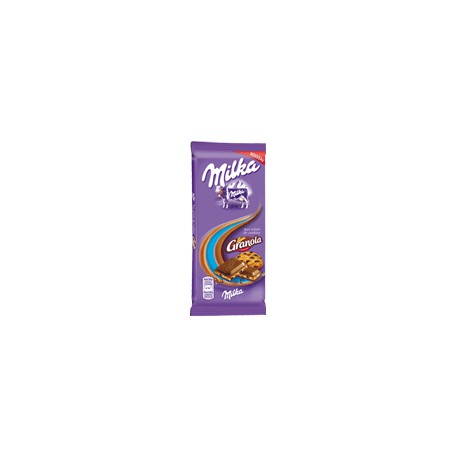 Lot 2X100G Tablette Chocolat Granola Milka
