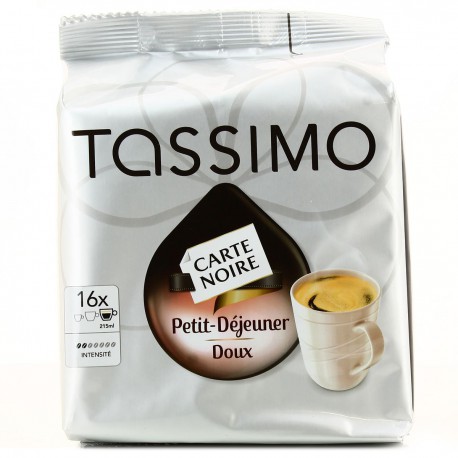 16 Doses Petit Dejeuner Doux Tassimo