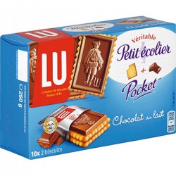 250G Petit Ecolier Poche Lait Lu