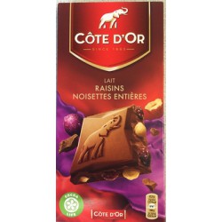 Tablette 200G Chocolat Lait/Noisette Cote D Or