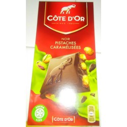 Tablette 200G Chocolat Bloc Noir Pistach Cote D Or