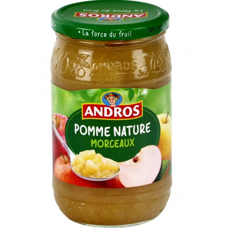Andros Compote Pommes Morceaux Bocal 740G