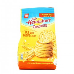 Heud.Crackers Ble&Riz 250G