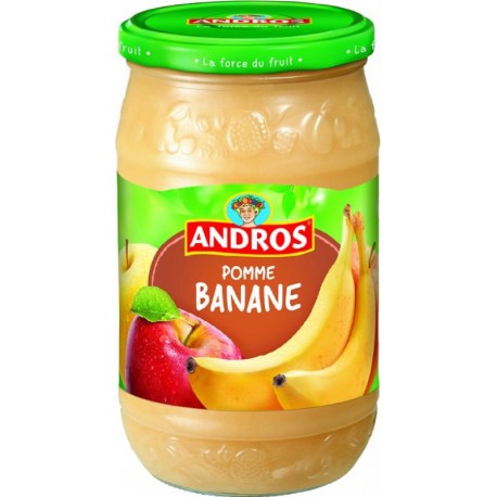 750G Compote Pomme Banane Andros
