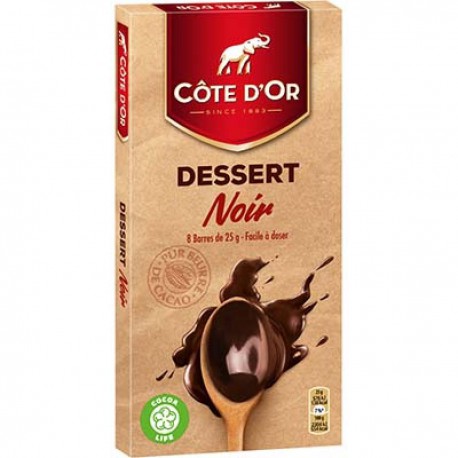 Tablette 200G Chocolat Noir Cote D Or