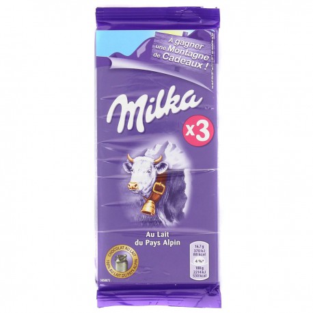 Lt3X100G Lait Milka