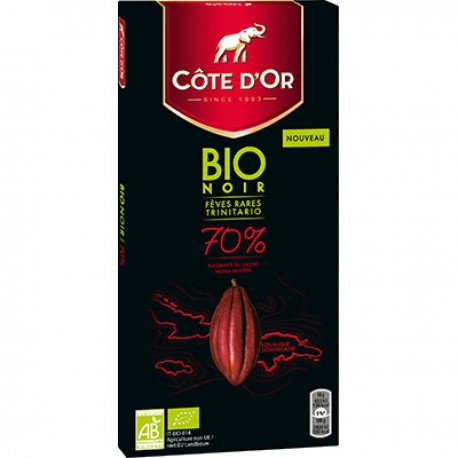 Tab.90G Chocolat Noir Bio 70% Cote D Or