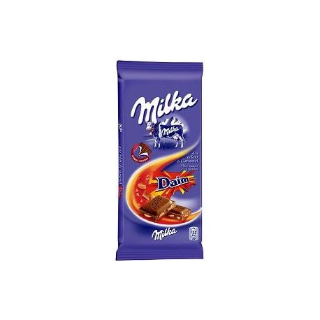Tablette 100G Chocolat Lait Daim Milka