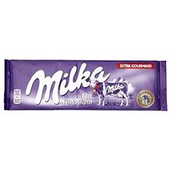 300G Tablette De Chocolat Lait Alpin Milka