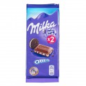 Milka Milka Chocolat Lait Avec Biscuit Oreo 2X100G