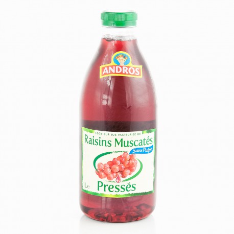Bouteille 1L Pet Jus De Raisin Andros