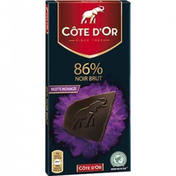 Tablette 100G Chocolat Noir De Noir 86% Cote D Or