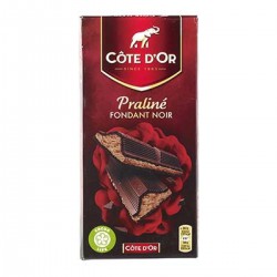 Cote D Or Praline Fondant Noir Tablette 200G