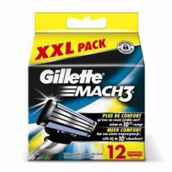 Gillette Lames Mach3 Turbo X12