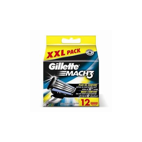 Gillette Lames Mach3 Turbo X12