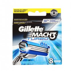 Gillette Lames Mach3 Turbo X8