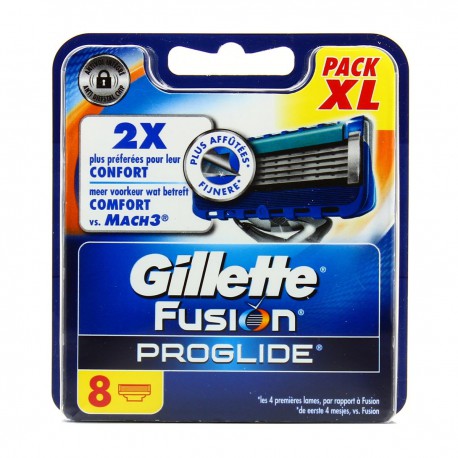 Gillette Lame Prog Flex Man X8