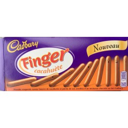 Cabury Finger Cacahuete 114G